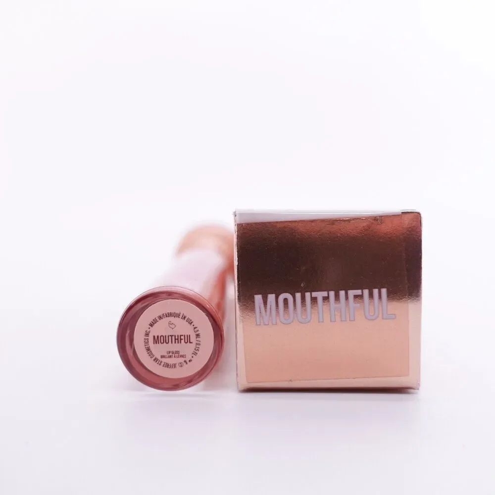 Jeffree Star Cosmetics The Lip Gloss Mouthful Nude Sheer Shimmer Gold New